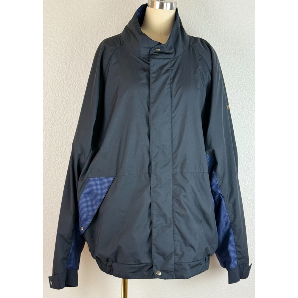 FootJoy Dryjoys Jacket Men's Blue Golf Full Zip Waterproof Outdoor, size XXL